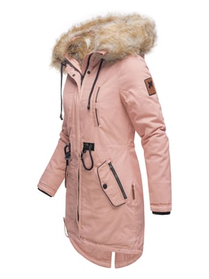 Navahoo Abrigo de Invierno para Mujer Bombi – Colección Premium con Cuello de Pelo Sintético Desmontable