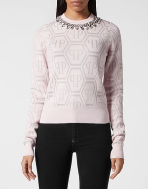 Jersey Cuello Redondo Monogram