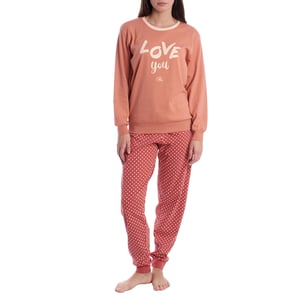 Pijama Mujer Algodón de Manga Larga KLP1