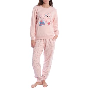 Pijama Mujer Invierno de Algodón Afelpado KLP2