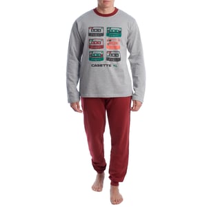 Pijama Hombre Invierno Afelpado de Algodón KLP6
