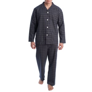 Pijama Hombre Algodón con Camisa Manga Larga KLP7