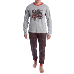 Pijama Hombre Algodón de Manga Larga KLP4