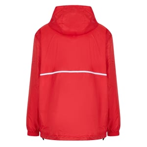 Chaqueta Con Capucha Roja Con Logotipo Llamativo De Ea7