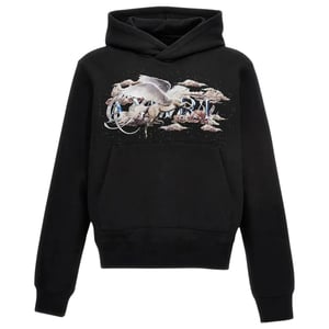 Sudadera Con Capucha Amiri Pegasus Script Negra