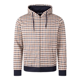 Sudadera Con Capucha Y Cremallera Completa Aquascutum Active Iconic Club Check