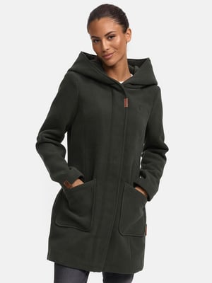 Abrigo de invierno Marikoo para mujer con capucha y corte entallado