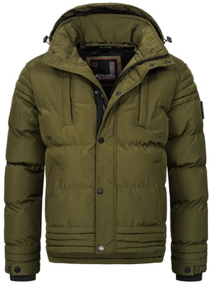 Chaqueta de invierno para hombre Alessandro Salvarini AS-281 con forro de borreguito y capucha extraíble