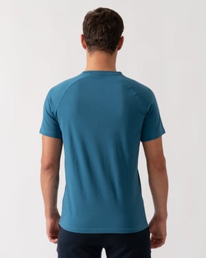 Camiseta Ajustada en Azul