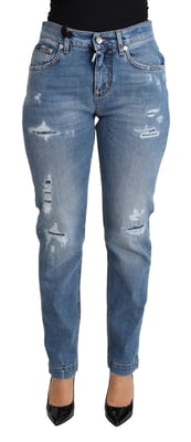 Jeans Rasgados Dolce Gabbana Lavado Claro