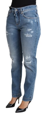 Jeans Rasgados Dolce Gabbana Lavado Claro
