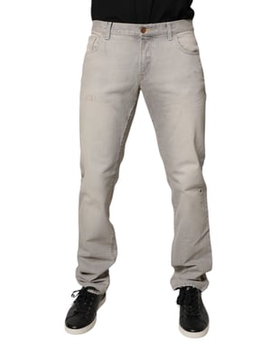 Jeans de mezclilla desgastados
