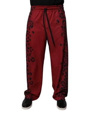 Pantalones Estampado Leopardo Estilo Casual