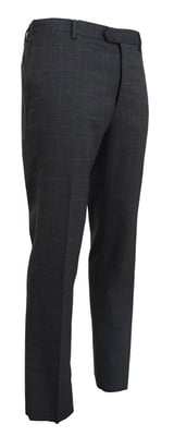 Pantalones de Vestir de Cuadros Ajuste Clásico