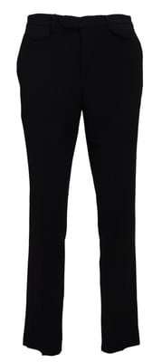 Pantalones de vestir ajuste entallado de rayas