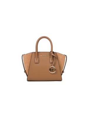 Bolso Bandolera Satchel Extra Pequeño Avril Michael Kors Marrón