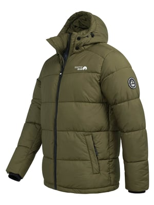 Chaqueta Acolchada de Invierno Hombre Arctic Seven AS-333 – Cálida, Deportiva, Repelente al Agua