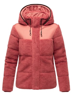 Chaqueta teddy tipo puffer Marikoo para mujer con capucha – Kaguraa