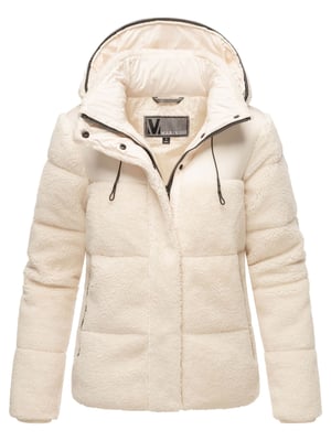 Chaqueta teddy tipo puffer Marikoo para mujer con capucha – Kaguraa
