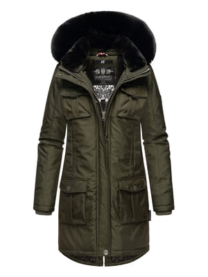 Navahoo Chaqueta de invierno Premium Tiniis para mujer – Moderna, Cálida & Con Bolsa de Tela