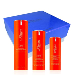 skinChemists Rutina Preventiva Avanzada de Vitamina C para Hombres Anti-Envejecimiento