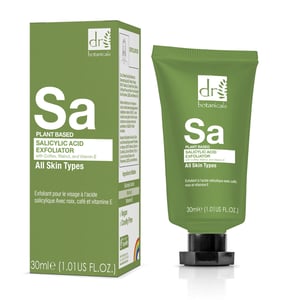 Exfoliante de Ácido Salicílico Dr Botanicals con Café, Nueces y Vitamina E 30ml