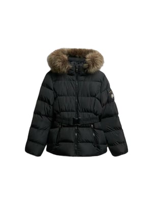 Chaqueta acolchada Fuji de Superdry para mujer con cinturón