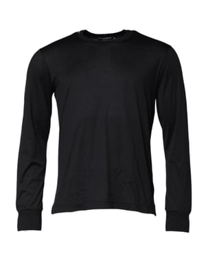 Camiseta de manga larga con cuello redondo