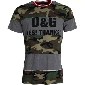 Camiseta con estampado de camuflaje Sí Gracias