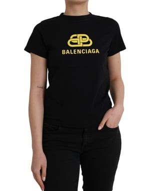 Camiseta de logo Balenciaga de manga corta 641674 Tjv53
