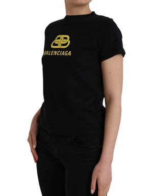 Camiseta de logo Balenciaga de manga corta 641674 Tjv53