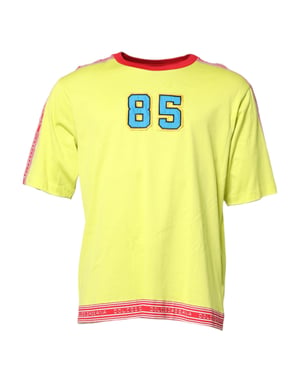 Camiseta de Manga Corta Bordada 85