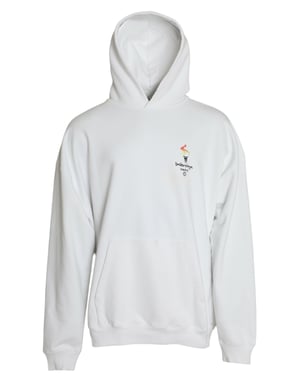 Sudadera de Punto Oversized con Logo de la Antorcha Olímpica