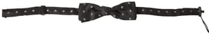 Corbata de moño ajustable con estampado floral