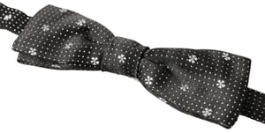Corbata de moño ajustable con estampado floral