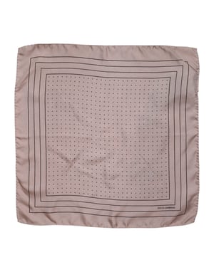 Pañuelo de bolsillo con borde de lunares