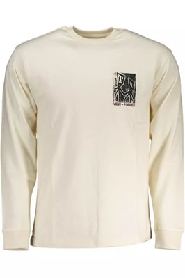 Camiseta de Manga Larga con Cuello Redondo y Estampado Gráfico