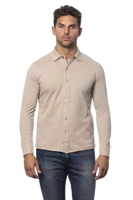 Camisa de punto de manga larga casual