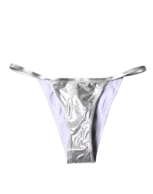 Parte inferior de bikini metálica