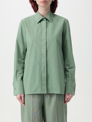 Camisa de algodón de corte relajado