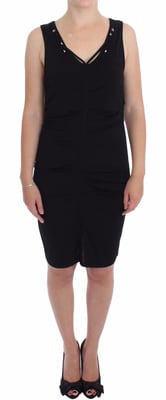 Vestido de Jerséis Fruncido Sin Mangas Roccobarocco
