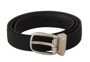Cinturón de tela negra