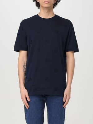 Camiseta de manga corta con logo bordado