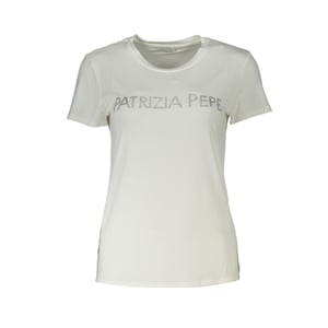 Camiseta con logo de strass