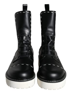 Botas de cuero con cordones Dg0123