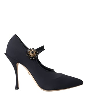 Zapatos de tacón Mary Jane Estilo Floral