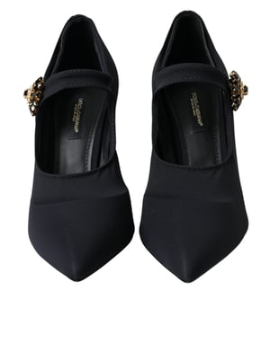 Zapatos de tacón Mary Jane Estilo Floral