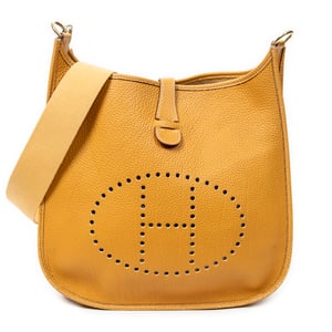 Hermès Evelyne I GM en Sable natural Piel de becerro