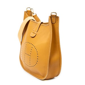Hermès Evelyne I GM en Sable natural Piel de becerro