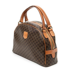 Celine Dome Top Handle  en Marrón Lona recubierta